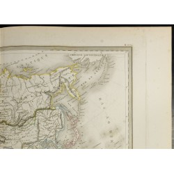 Gravure de 1846 - Carte de l'Asie - 3
