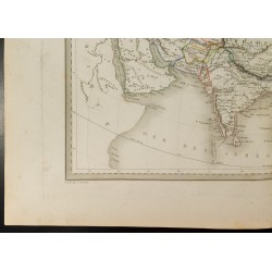 Gravure de 1846 - Carte de l'Asie - 4
