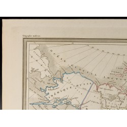 Gravure de 1846 - Amérique Russe, Nouvelle Bretagne et Canada - 2