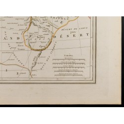 Gravure de 1846 - Barbarie - Carte de l'Afrique du nord - 5