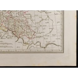 Gravure de 1846 - Carte de la Prusse - 5