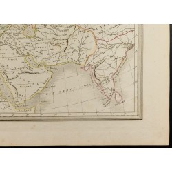 Gravure de 1846 - Géographie du Moyen-âge principalement au IXe siècle. - 5