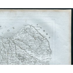 Gravure de 1830 - Carte ancienne de la Seine-Maritime - 3