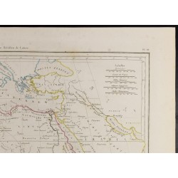 Gravure de 1846 - Carte de l'Afrique ancienne - 3