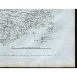 Gravure de 1830 - Carte ancienne de la Seine-Maritime - 5