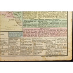 Gravure de 1837 - Histoire sacrée - Carte géographique - 6