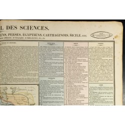 Gravure de 1837 - Histoire des Perses, assyriens, égyptiens, carthaginois - 4