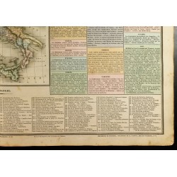 Gravure de 1837 - Carte - Histoire de la Rome ancienne - 6