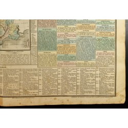 Gravure de 1837 - Histoire de France des Capétiens - Carte - 6