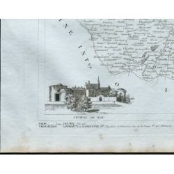 Gravure de 1830 - Carte ancienne de la Somme - 4