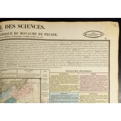 Gravure de 1837 - Histoire et géographique de la Prusse - 4
