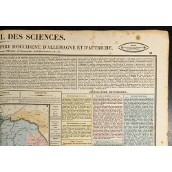 Gravure de 1837 - Histoire et géographique du Saint-Empire Germanique - 4