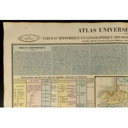 Gravure de 1837 - Histoire et géographique de la Pologne, Bohême et Hongrie - 3