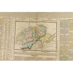 Gravure de 1837 - Histoire et géographique de la Suisse - 2