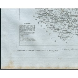 Gravure de 1830 - Carte ancienne du Tarn - 4
