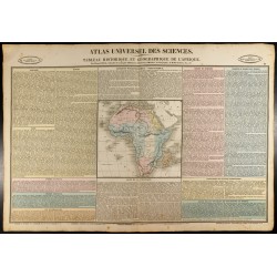 Gravure de 1837 - Histoire et géographie de l'Afrique - 1