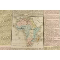 Gravure de 1837 - Histoire et géographie de l'Afrique - 2