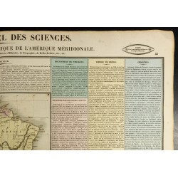 Gravure de 1837 - Histoire et Géographie de l'Amérique du sud - 4