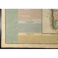 Gravure de 1837 - Histoire et Géographie de l'Amérique du sud - 5