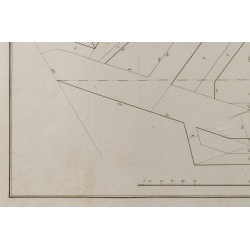 Gravure de 1800ca - Gravure architecture militaire - Plan ancien fortification des places - 5