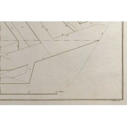 Gravure de 1800ca - Gravure architecture militaire - Plan ancien fortification des places - 6