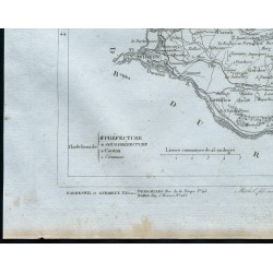 Gravure de 1830 - Carte ancienne du Vaucluse - 4