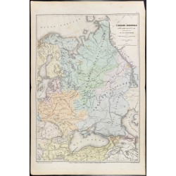 Gravure de 1860 - Europe orientale & central - 1