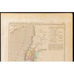 Gravure de 1859 - La Terre Sainte partagée en 12 tribus - 2