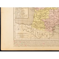 Gravure de 1859 - Carte de France après Charles IV dit Le Bel - 4