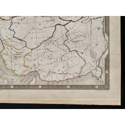 Gravure de 1837 - Carte de l'Empire des Perses - 5