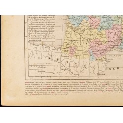 Gravure de 1859 - Carte de France sous Louis XVI - 4