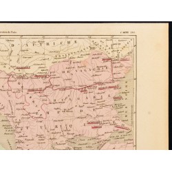 Gravure de 1859 - Carte de la Turquie, Grèce et Italie - 3