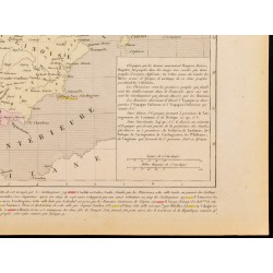 Gravure de 1859 - Carte de l'Espagne sous les romains - 5