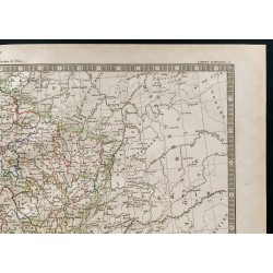 Gravure de 1838 - Carte de France (Province et départements) - 3