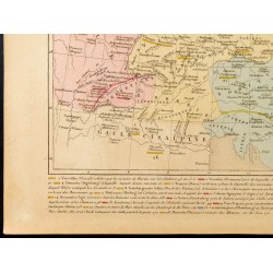 Gravure de 1859 - Carte de la Grande Germanie - Europe centrale - 4