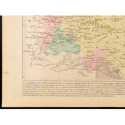 Gravure de 1859 - Carte de l'Allemagne sous les empereurs d'Autriche - 4