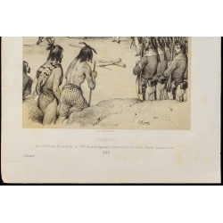 Gravure de 1859 - Vanikoro - Mausolée de La Pérouse - 4
