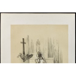 Gravure de 1859 - Princesse Olga de Russie - Constantinople - 3