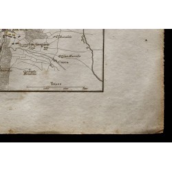 Gravure de 1833 - Plan de la bataille d'Arcole - 5