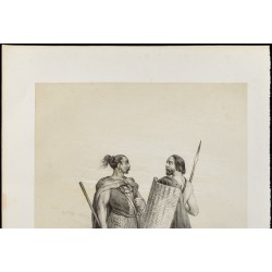 Gravure de 1859 - Franc et Sicambre - 3