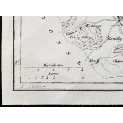 Gravure de 1830 - Aube - Carte ancienne du département - 4