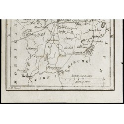 Gravure de 1830 - Ille et Vilaine - Carte ancienne du département - 3