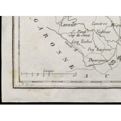 Gravure de 1830 - Tarn - Carte ancienne du département - 4