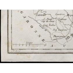 Gravure de 1830 - Tarn - Carte ancienne du département - 4