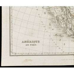 Gravure de 1842 - Amérique du Nord - 4