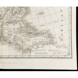 Gravure de 1842 - Amérique du Nord - 5