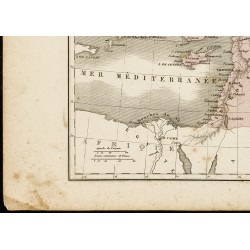 Gravure de 1850 - Carte géographique de la Turquie asiatique - 4