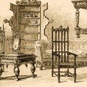 Gravures anciennes : Mobilier
