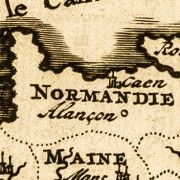 Cartes anciennes & plans anciens de Normandie.
