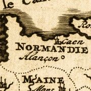 Cartes anciennes & plans anciens de Normandie.
